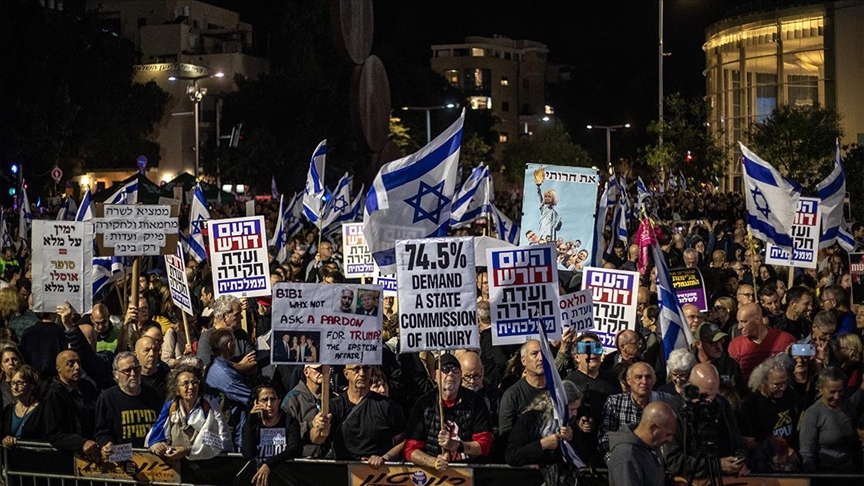 Израелците протестираат барајќи формирање комисија за истрага на неуспесите на владата за 7 октомври