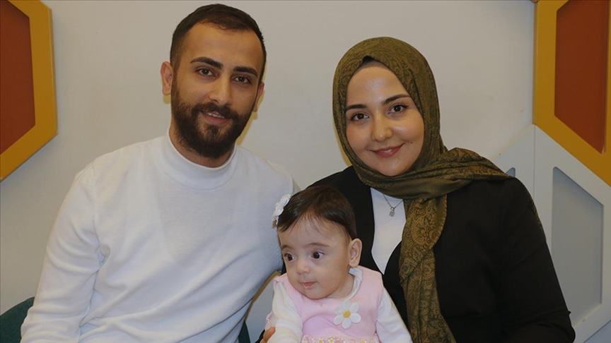 Prematüre doğan Masal Mira 104 günlük mücadeleyle ailesinin kollarına kavuştu 