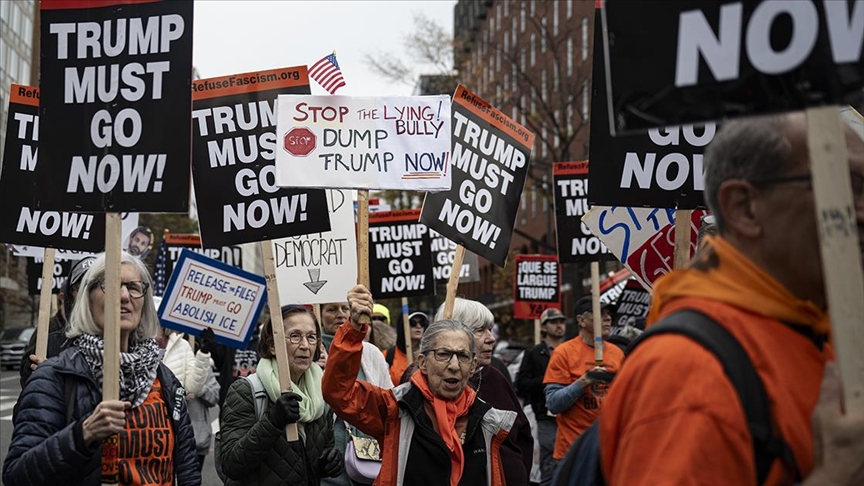 Протест против Трамп во Вашингтон