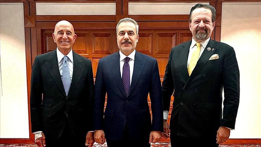 Le ministre des Affaires étrangères Fidan s’entretient avec les responsables américains Barrack et Gorka