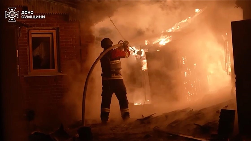 Повредено едно лице во руски на напад на станбена област во украиинскиот град Суми