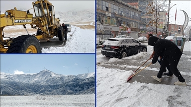 Van, Bitlis ve Hakkari'ye kar yağdı