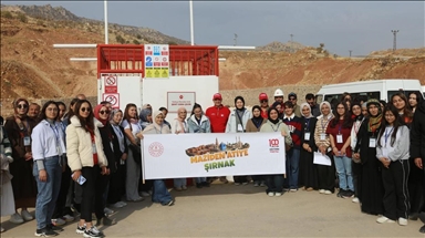 Enerji ve Tabii Kaynaklar Bakanlığı Gabar'da öğrencileri ağırladı