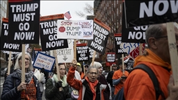 Протест против Трамп во Вашингтон