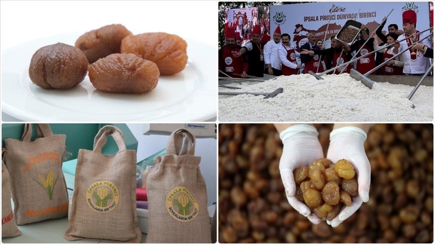 Türkiye’s Bursa candied chestnuts, Ipsala rice receive EU geographical indication status