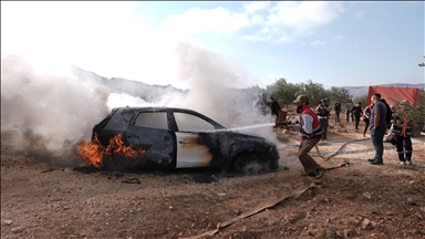 الضفة.. مستوطنون إسرائيليون يضرمون النار بمنازل وممتلكات فلسطينية