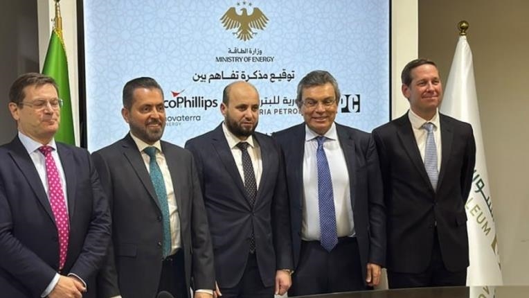 توقيع مذكرة تفاهم سورية أمريكية في مجال الغاز