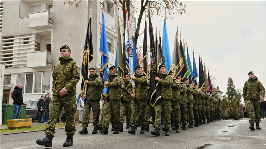 Hırvatistan'daki Vukovar katliamının 34'üncü yılında anma törenleri düzenlendi