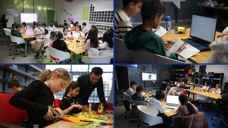 Erzurum'da 500 çocuk ara tatilini bilim ve teknolojiyle geçirdi