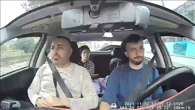 Fatih'te ölen Böcek ailesinin taksiyle hastaneye gittiği anların görüntüleri ortaya çıktı