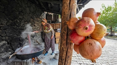 Diyarbakırlı kadınların geleneksel nar ekşisi mesaisi başladı