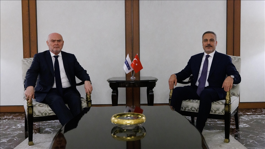 Dışişleri Bakanı Fidan, Ankara'da AGİT Genel Sekreteri Sinirlioğlu ile görüştü