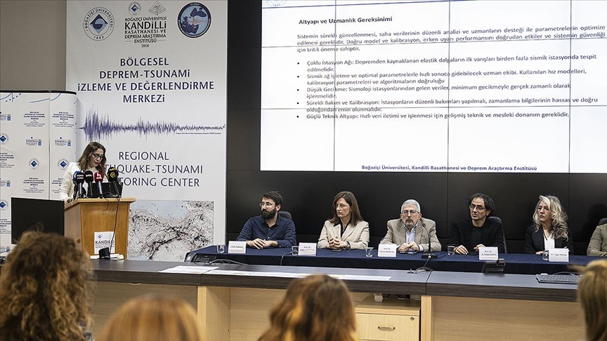 Kandilli Rasathanesinin Deprem Erken Uyarı Sistemi'ndeki gelişmeler kamuoyuyla paylaşıldı