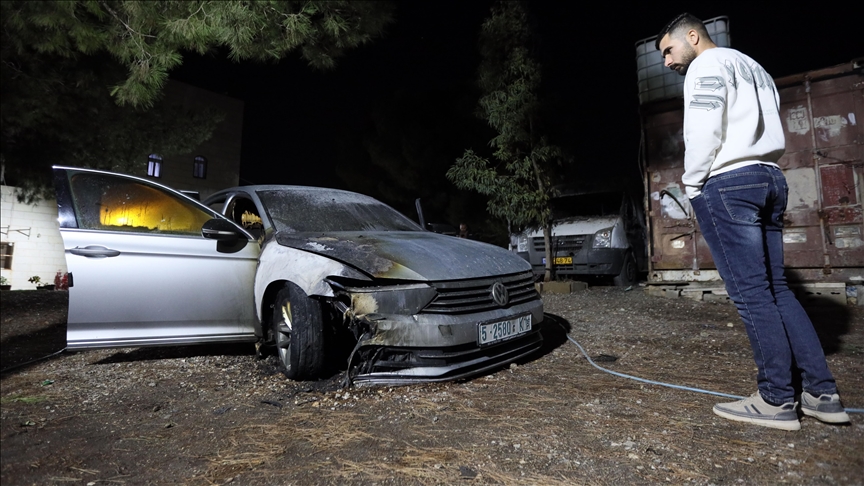 مستوطنون يجددون اعتداءاتهم على ممتلكات فلسطينية بالضفة