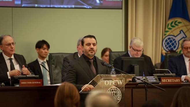 سوريا تعيد تفعيل بعثتها بمنظمة حظر الأسلحة الكيميائية في لاهاي