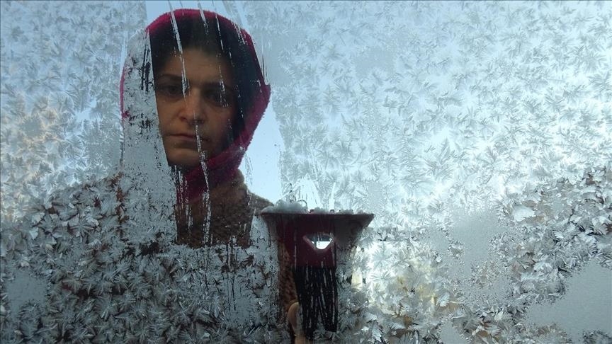 Li Erzirom, Erdexan û Qersê hewa sar e û mij heye