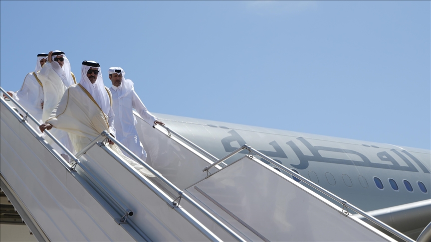 Qatar’s emir arrives in Democratic Republic of Congo for state visit