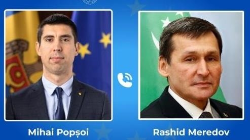 Главы МИД Молдовы и Туркменистана обсудили сотрудничество между двумя странами