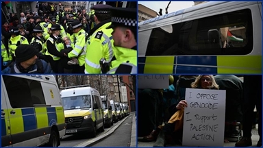 В Лондоне задержаны десятки участников акции в поддержку Palestine Action