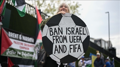 "CODEPINK" ve "Game Over Israel", İsrail'in UEFA'dan men edilmesini talep etti