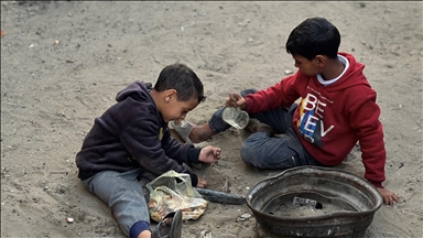 Gaza children mark World Children’s Day with art exhibit on rubble of destroyed homes