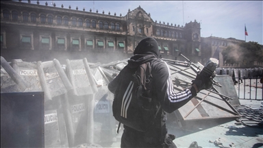 Protesters take to Mexico City’s streets during military parade
