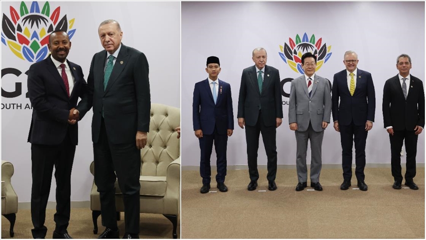 Cumhurbaşkanı Erdoğan'dan G20 Liderler Zirvesi kapsamında diplomasi trafiği