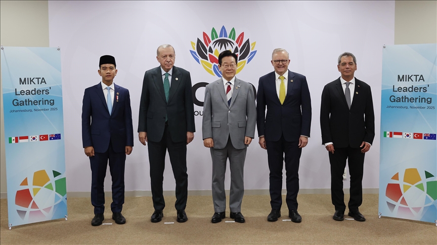 Turkish president meets Australia’s Albanese, Canada’s Carney, EU Commission chief von der Leyen at G20 gathering