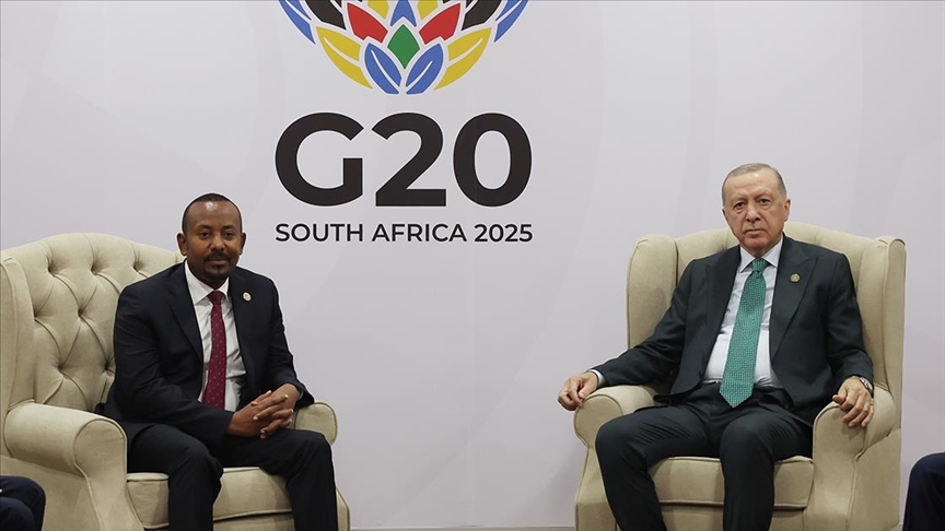Cumhurbaşkanı Erdoğan, Etiyopya Başbakanı Abiy Ahmed Ali'yi kabul etti