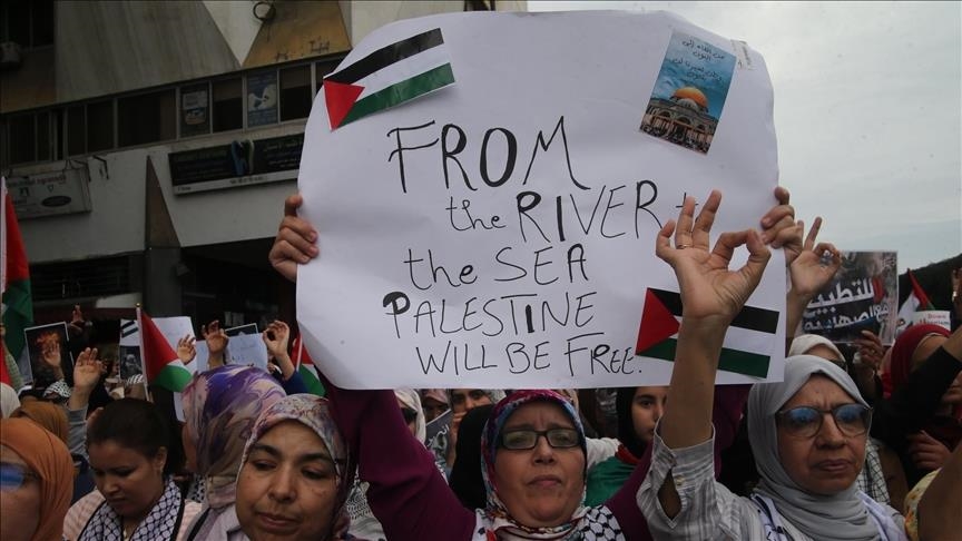 الرباط.. احتجاج العشرات تنديدا بجرائم إسرائيل المتواصلة في غزة 