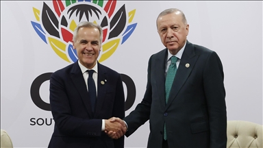 الرئيس أردوغان يلتقي رئيس الوزراء الكندي على هامش قمة العشرين 