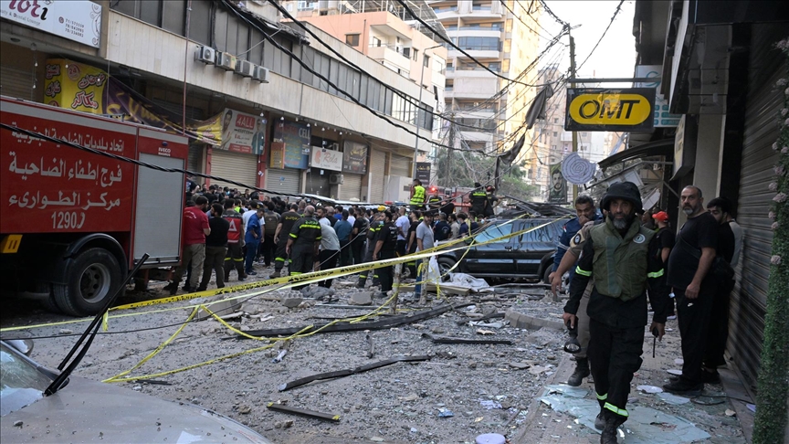 İsrail\'in Beyrut\'a düzenlediği hava saldırısında 5 kişi öldü, 28 kişi yaralandı