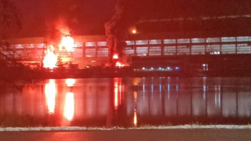 В Московской области РФ сообщили о возгорании на Шатурской ГРЭС в результате атаки дронов