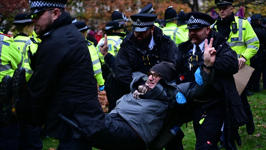 Dozens arrested at London protest in support of Palestine Action