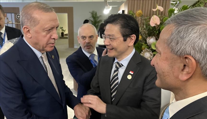 Türkiye–Singapour : le président Erdogan a rencontré le Premier ministre Wong en marge du sommet du G20