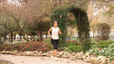 Ebru öğretmenin "uzun mesafe koşu" sevgisi