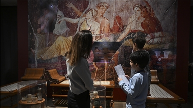 "Müzeyi Ele Geçirme Günü" kapsamında Erimtan Müzesini bir günlüğüne çocuklar yönetti