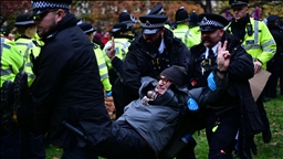 Dozens arrested at London protest in support of Palestine Action