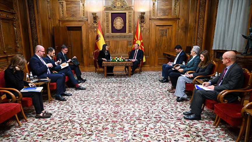 Средба на претседателот Гаши со делегација на Сенатот на Кралството Шпанија