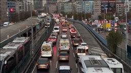 İstanbul'da trafik yoğunluğu yüzde 90'a ulaştı
