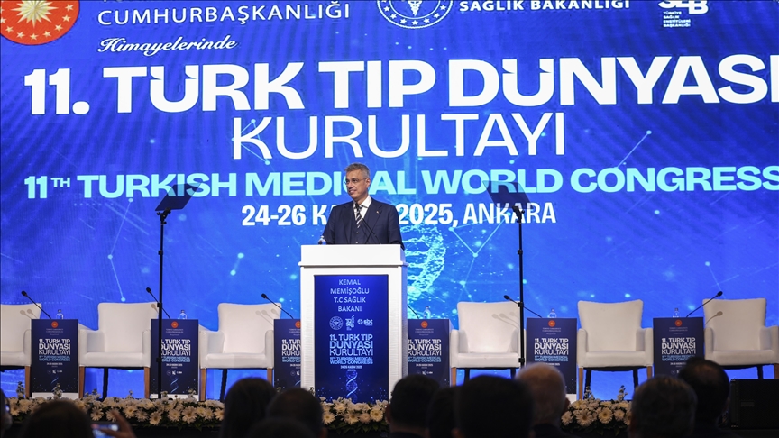 Ankara'da 11. Türk Tıp Dünyası Kurultayı'nın açılış programı düzenlendi