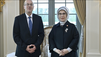 Turkish first lady meets with WHO delegation