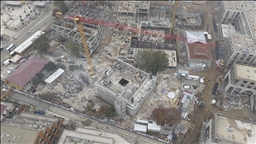 Malatya'da depremlerle yıkılan cami güçlendirilmiş yapısıyla yeniden yükseliyor