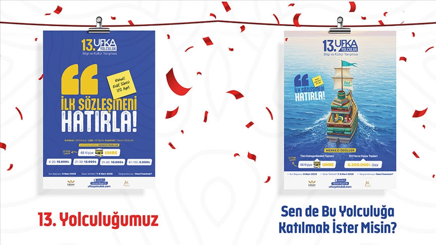 13. Ufka Yolculuk Bilgi ve Kültür Yarışması'nda ödüller açıklandı