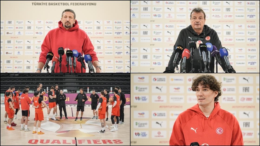 A Milli Erkek Basketbol Takımı'nda medya günü yapıldı