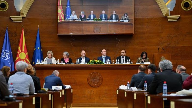 Претседателот на Собранието на РСМ, Гаши, се обрати на 8. Пленарна конференција - Национална конвенција за ЕУ во РСМ