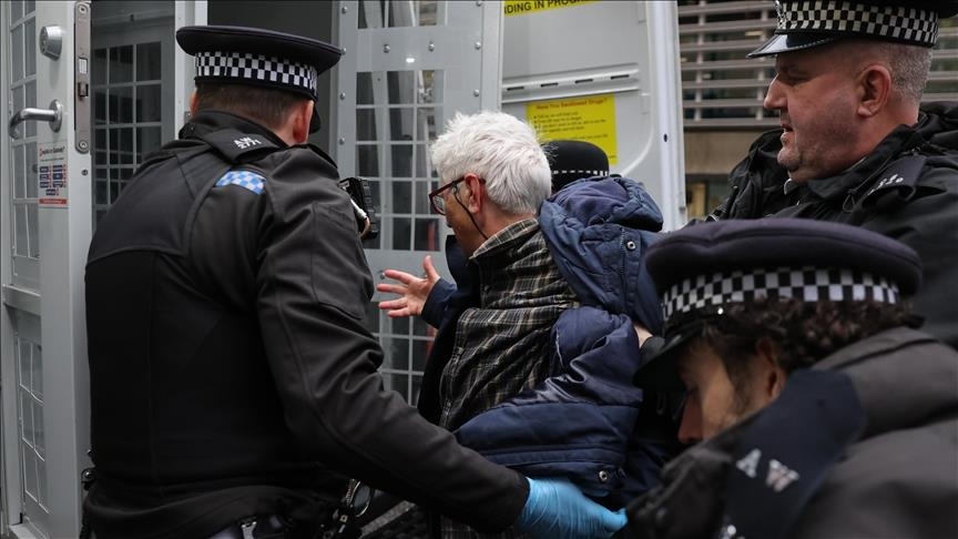 Uhapšeni demonstranti na protestu podrške grupi "Palestine Action" u Londonu