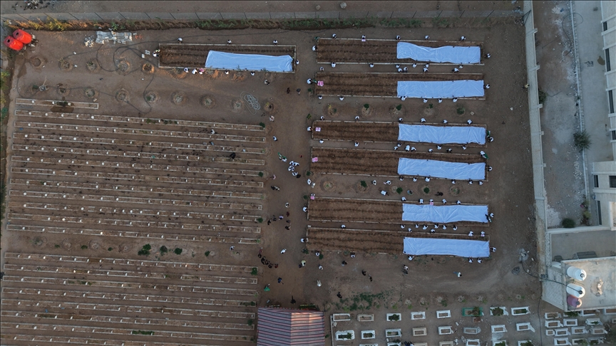 Syrian authorities discover 4 mass graves north of Homs