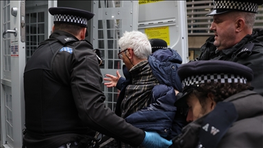 Demonstrators arrested at London protest for Palestine Action