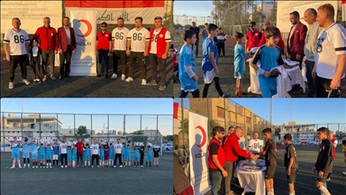 Türk Kızılay, Kerküklü gençlere spor malzemesi desteğinde bulundu